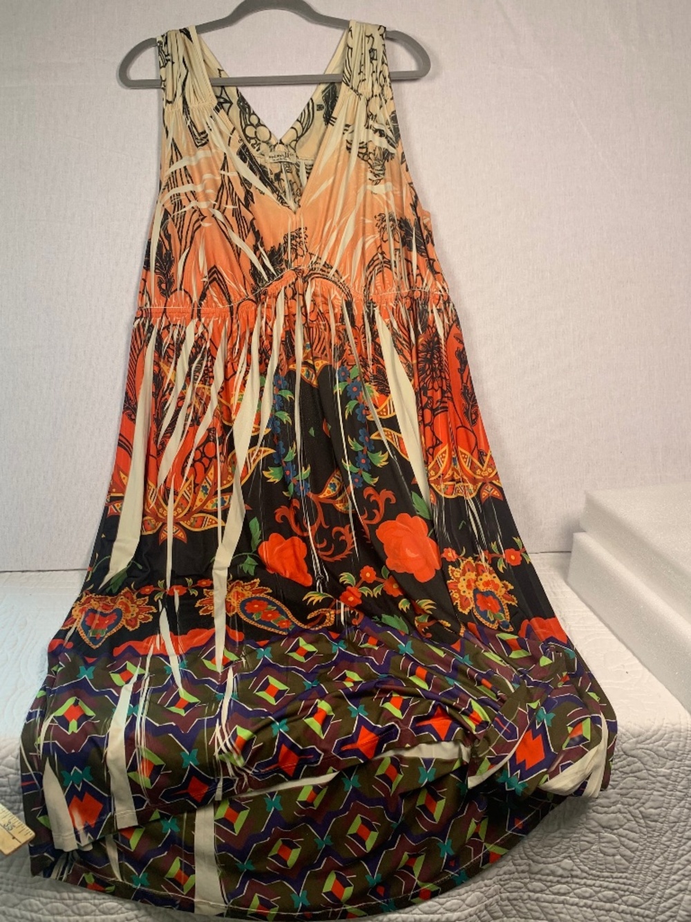 One World boho dress sz 2x flowy, comfortable summer vibes flattering